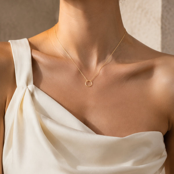 COLLAR ARO ORO LISO