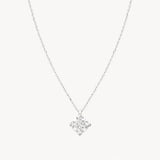 ANHÄNGER MIT KRALLENFASSUNG DIAMANT RHOMBUS 0,25 KARAT LICHTPUNKT