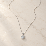 COLGANTE ROSETON DE DIAMANTES BRILLANTES