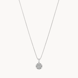 COLGANTE ROSETON DE DIAMANTES BRILLANTES