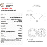 COLGANTE DIAMANTE CREADO 2.030 QUILATES BRILLANTE CERTIFICADO IGI