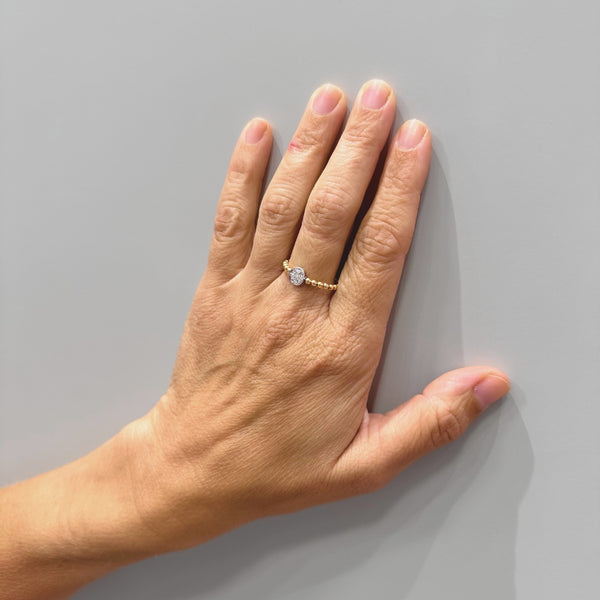 ANILLO CON DIAMANTES ASTRA