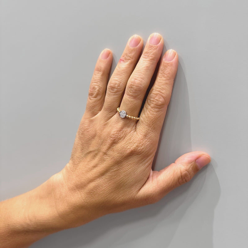 ANILLO CON DIAMANTES ASTRA