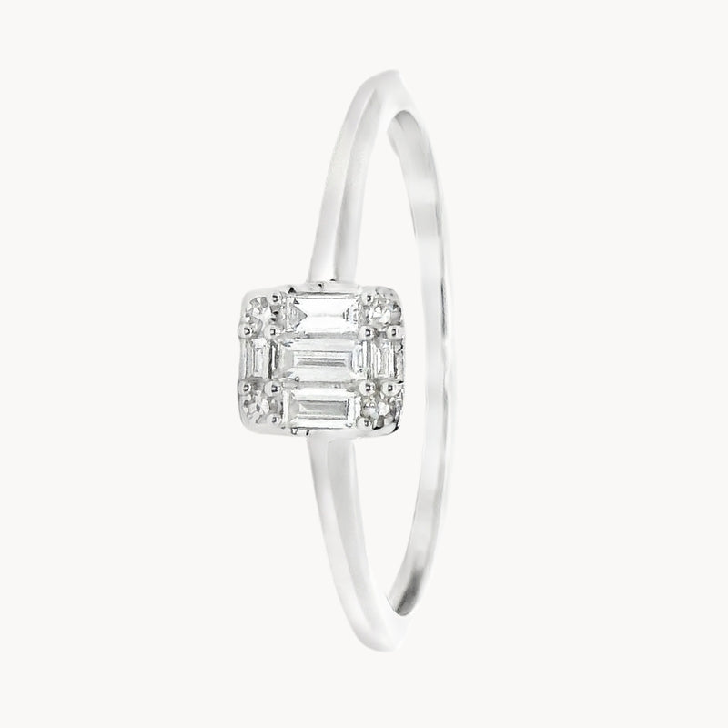 ANILLO CON DIAMANTES STELA
