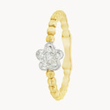 ANILLO FLOR CON DIAMANTES DAGMARA
