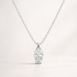 COLGANTE DIAMANTE CREADO 0.74 QUILATES MARQUISE CERTIFICADO IGI