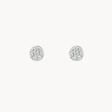 PENDIENTES ROSETA CON DIAMANTES
