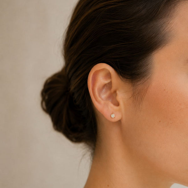 PENDIENTES CON DIAMANTES
