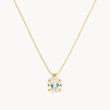 COLGANTE DIAMANTE CREADO 1 QUILATE OVAL CERTIFICADO IGI