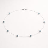 Colar com Pérolas Cinzentas