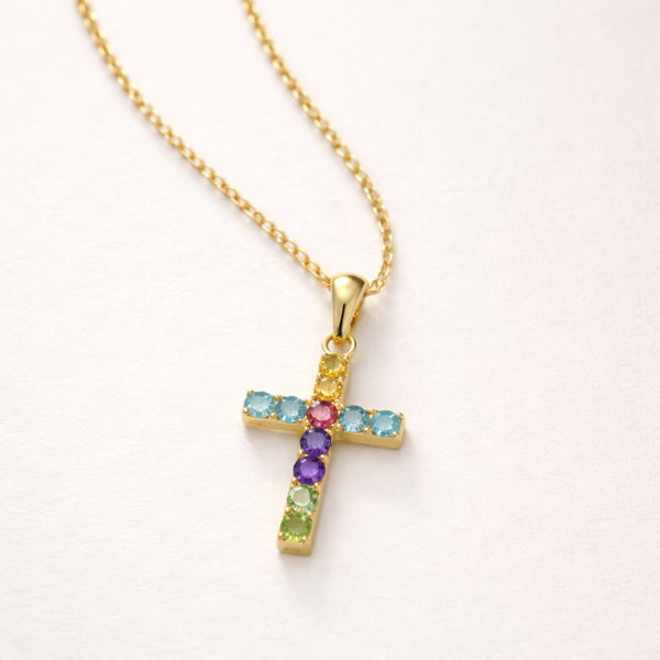 PENDENTE CRUZ COM ZIRCÓNIAS CHANTAL