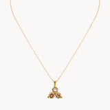 PENDENTE COM QUARTZOS ROSAS KAORI