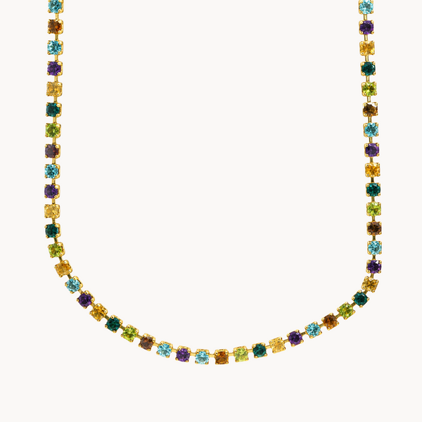COLLAR RIVIERE CON CUARZOS