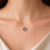 COLAR COM SAFIRAS MARJE