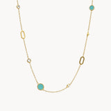 COLLAR ESMALTE CON CIRCONITAS LILIANNE