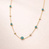 COLLAR ESMALTE CON CIRCONITAS ALYSIA