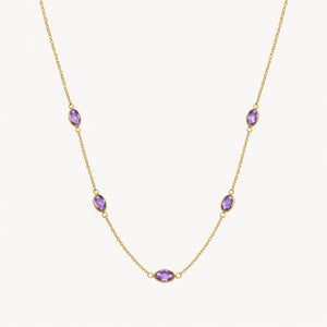 COLLIER AVEC AMÉTHYSTES ENA