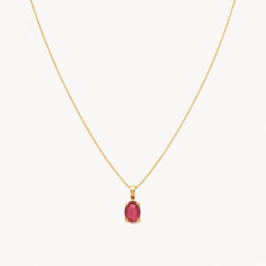 PENDENTIF RUBIS OVALE IVY II