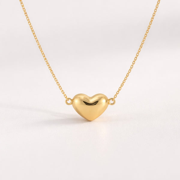 COLLAR CORAZON CON VOLUMEN