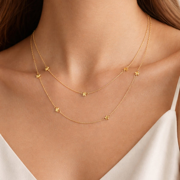 COLLAR DOBLE ESTRELLAS ARLENE