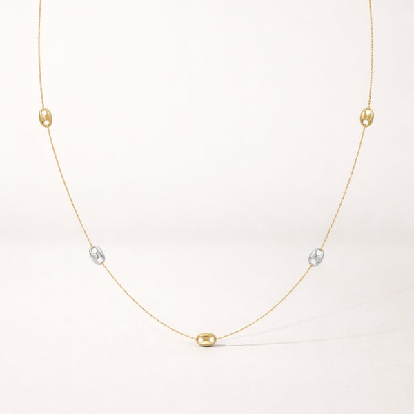 COLLAR ESLABONES BICOLOR LENE