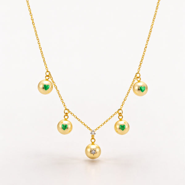 COLLAR CON PERLAS Y CIRCONITAS ZIFA