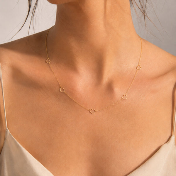 COLLAR CORAZONES ROMINA