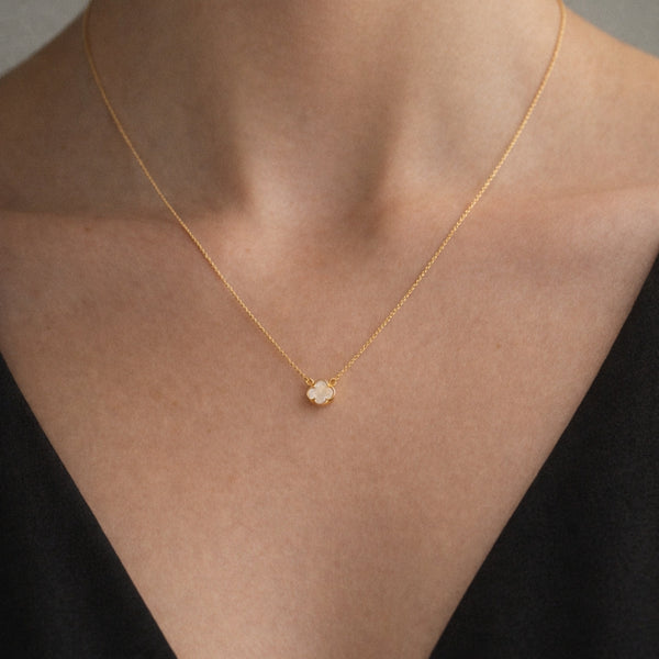 Colar Flor com Nácar Anne