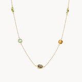 COLAR COM QUARTZOS JUNIA