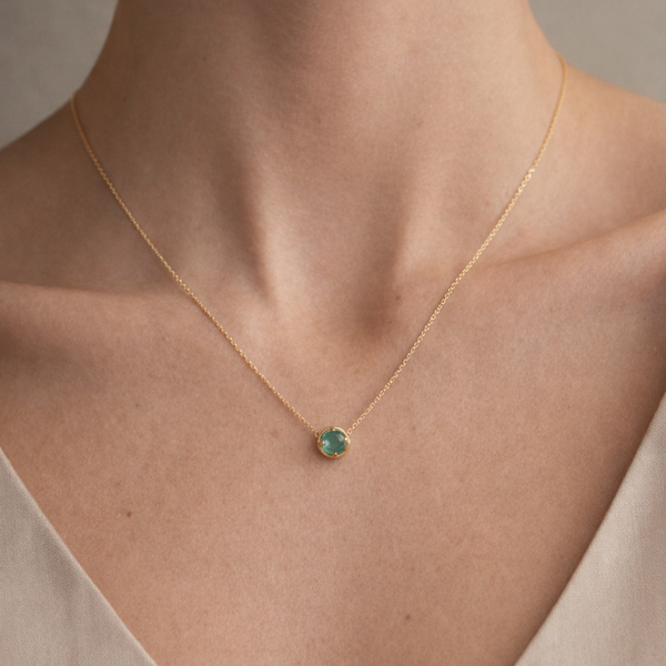 HALSKETTE MIT SMARAGD EDEN