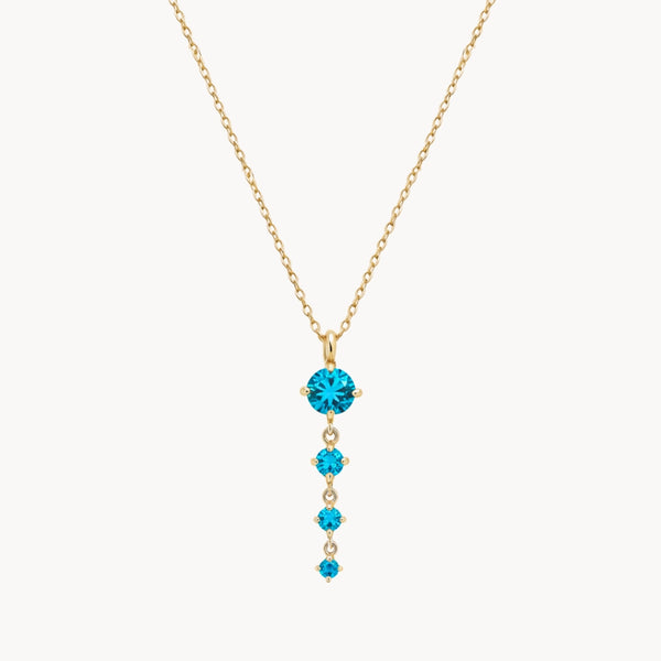 COLGANTE TOPACIOS AZULES ZADA