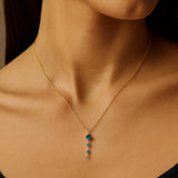 COLGANTE TOPACIOS LONDON BLUE ZADA