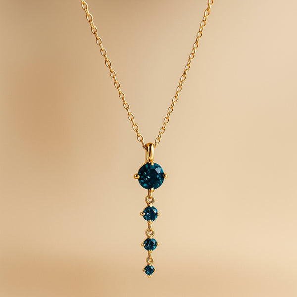 COLGANTE TOPACIOS LONDON BLUE ZADA