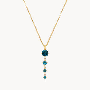 COLGANTE TOPACIOS LONDON BLUE ZADA