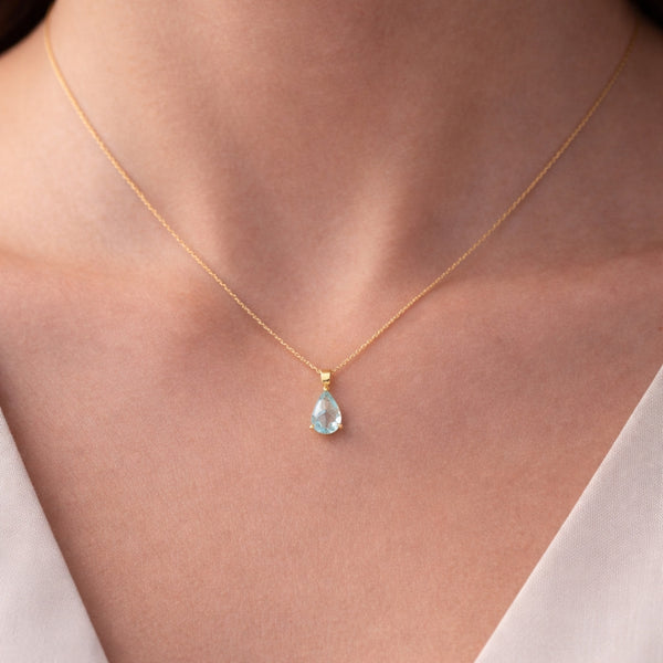 Blue Topaz Pendant Divna