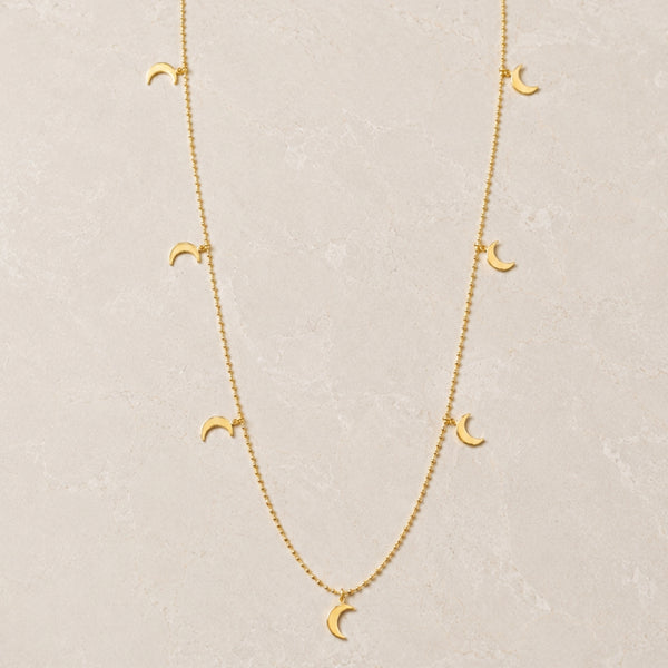 BRIGITTA MOON NECKLACE