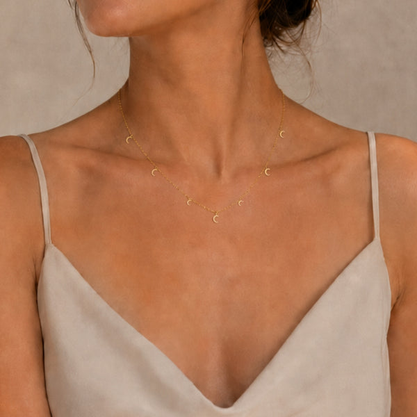 BRIGITTA MOON NECKLACE