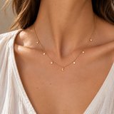 COLLAR MULTIESTRELLAS CON LUNA