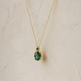 COLGANTE TOPACIO VERDE ELIA