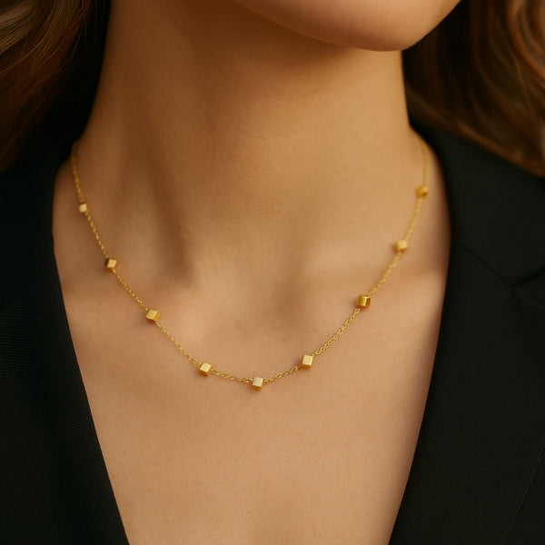 CADENA CUBOS 45CM SASHA