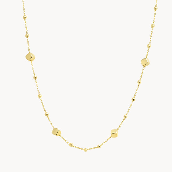 CADENA CUBOS Y BOLAS 42CM DENICA