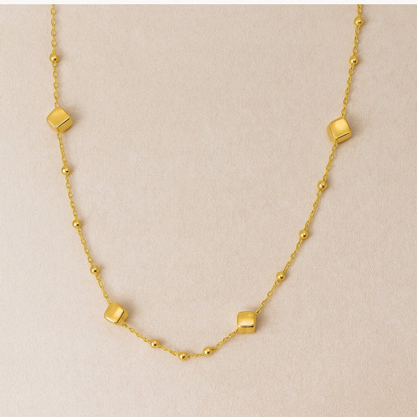 CADENA CUBOS Y BOLAS 42CM DENICA