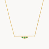 COLLAR WITH EMERALDS AINES