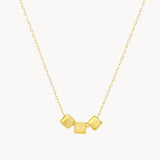 COLAR TRÊS CUBOS LISO