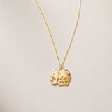 COLLAR CON ELEFANTE MINA