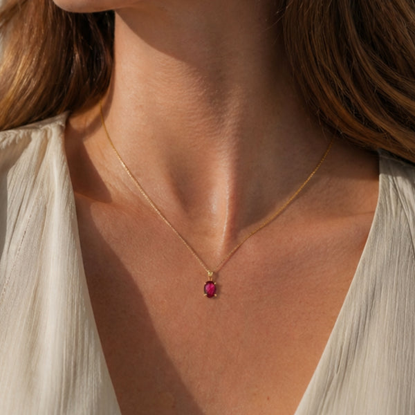 COLGANTE RUVI OVAL GRANDE ELSA