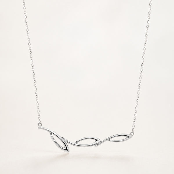 COLLAR HOJAS ENTRELAZADAS