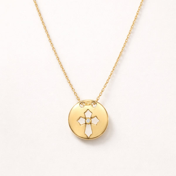 COLGANTE CRUZ CON DIAMANTE TANISHA