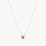 COLGANTE RUBI Y DIAMANTES PATTIE