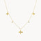 COLLIER AVEC FLEURS ET DIAMANTS SADE